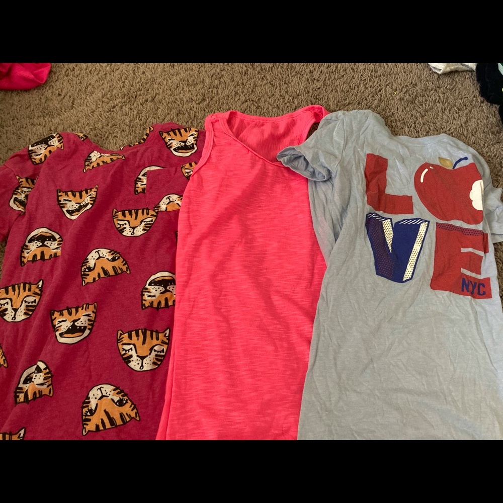 GIRLS CAT N JACK FREESTATE SHIRTS CUTE